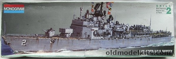Monogram 1/310 USS Ramsey DDG-2, 3011 plastic model kit